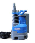 Heavy Duty Submersible Sump Pump For Clean Or Dirty Water With Built In Auto On Off Switch, Adjustable Start Height, 2400 GPH