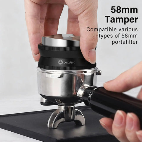 Top Shelf 58mm Espresso Tamper And Coffee Distributor Set For Hella Precise Ground Leveling And Even Packing Straight Upgrade For Home Baristas And Cafe Crews Using Standard Portafilter Machines