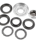 7 Pack Mini Dirt Bike Steering Shaft Bearings Kit for Off Road Rides, components displayed including bearings and bushings