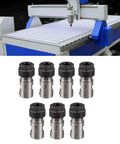Seven Piece ER11 Spring Collets Set 1 To 7 mm With 5 mm Shaft Holder For CNC Milling Lathe Engraving Machine