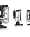 Dive Housing Bundle for HERO4 and HERO3 Series Action Cameras, Waterproof to 197 Feet, Includes Cover, Side View
