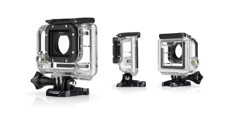 Dive Housing Bundle for HERO4 and HERO3 Series Action Cameras, Waterproof to 197 Feet, Includes Cover, Side View