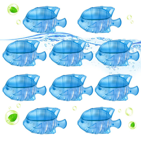 10 Pack Universal Humidifier Tank Cleaner Set For Warm And Cool Mist Humidifiers And Fish Tanks No Fuss Cleanup Works With Drop Droplet Adorable Tank Models Blue Cleaning Pods 1.75 By 2.55 Inches