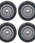 Jauarta Directional PU Wheel, Furniture Trolley Caster set of four, durable polyurethane design for silent mobility.