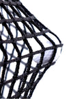 Close-up of Heavy Duty Knotless 10 By 10 Feet Practice Net For Baseball Soccer Hockey Golf Indoors Outdoors with 1 inch mesh