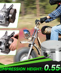 70mm Flat Top Piston And 0.550 Ring Kit For Predator 212cc 224cc And GX160 GX200 6.5HP Engines Boost Power For Mini Bikes And Go Karts