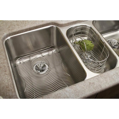 Stainless Steel Bottom Grid For Select Sinks, Custom Sized, Heavy Duty, Corrosion Resistant Footed Protector Keeps Sink Bottom Safe And Pristine, Dishwasher Safe, Easy To Clean