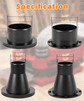 Magnetic Dust Collection Fittings For Woodworking Shops With Quick Hose Connectors Two Pack Mag Port Adapters Specifications