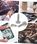 2 Pack Badass Stainless Steel Locking Plunger Featuring A Slick Knurled Handle And Dope Retractable Spring Indexing Pin For Rolling Toolboxes And Heavy Shop Gear in use on various tools.
