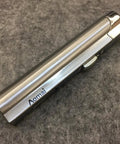 Windproof Jet Torch Lighter With Locking Flame Viewable Flame Butane Cigar And Cigarette Lighter Portable Silver Metal Torch