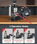 Heavy Duty Electric Wire Stripper Machine Featuring Multiple Operation Modes For Rapid Automated Cable Peeling with three operation modes.
