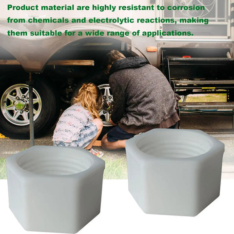 RV Water Heater Drain Cap Kit X2 With Gaskets And Teflon Tape Includes Two Half Inch Drain Caps No Hassle Replacement For RV Water Heater