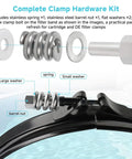 Complete Clamp Hardware Kit with stainless spring, barrel nut, and washers for Spring Barrel Nut Assembly Rock Solid Replacement Keeps Pool Water Crisp With No Sweat Swap Fits Pentair Spa And Clean Plus Ccp Fns De Grid Models Built Tough For Heavy Daily Duty.