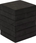 Pack of 6 black High Density Eva Foam Blocks For Washer And Dryer Quieting And Stabilization, Non-Marking Spacers, Vibration Pads
