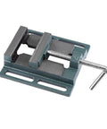 6 Inch Drill Press Vise Heavy Duty Cast Iron Low Profile Bench Vice Milling Machine with secure jaw and guiding rod