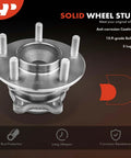 Rear Wheel Bearing Hub Assembly 5 Lug Compatible With Mazda CX 5 2013 2020 And Mazda 6 2014 2020 FWD Only High Load Capacity