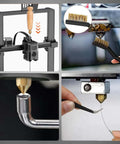 17 Piece Clog Poke 3D Printer Nozzle Cleaning Kit Pro Grade For 1.75mm Filament Nozzles With cleaning tools in use