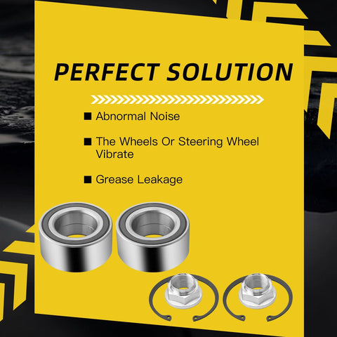 Front Wheel Hub Bearing Kit For Acura RDX 2007 2008 2009 2010 And Honda CR V 2007 2008 2009 2010 2011 5 Lug Non ABS Left And Right Sides BR930583K Replacement OE Grade Drop In Wheel Hub Assembly with bearing view and components layout