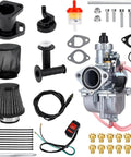 26mm VM22 Carburetor Kit For 212cc Clone Engines Like GX160 GX200 Coleman Ct200u Bt200x KT196 Mini Bike Go Kart 6.5HP Black