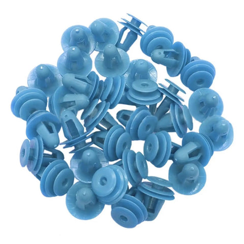 Get Fresh With This Epic 200Pc Auto Door Panel Fastener Clips Kit For Car Interior Trim Rivets And Plastic Retainers That Hold Strong Without Cracking Or Breaking During Any Wild DIY Ride Fix Project! blue plastic car trim retainer clips