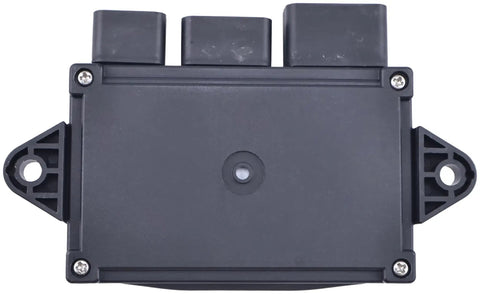 Top Shelf Central Relay Junction Fuse Box 37700115H0000 showing flat top view with three connectors, ideal for Hisun UTV models.