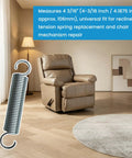 Heavy Duty Recliner Tension Spring 2 Pack Premium Replacement For Lane 7007, 4 3/16 inch steel coil for chair repair.