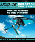 Inflatable Hydrofoil Board With Wing Foil System For Wingfoiling, Surfing, And Kite Wind Foil Sessions