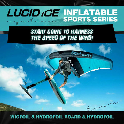Inflatable Hydrofoil Surfboard Kit With 100L Capacity And 5m2 Wing Foil For Wingfoil Kite Surf And Wind Foiling Stoked To Ride