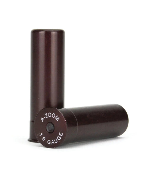 Two Pack Precision Snap Caps For 16 Gauge Shotguns Dry Fire Practice And Training Caps For Safe Handling Storage And Firing Pin Protection With Durable Aluminum Construction