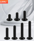 Top Drawer High Quality M6 X 25MM Flat Head Hex Socket Cap Screws 304 Stainless Steel Black Oxide Bolt Set on display.