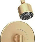 Brushed Bronze Single Handle 1-Spray Shower Trim With Secondary Volume Control No-Brainer Install 1.5 GPM Pressure Balanced Valve Trim