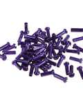 Colorful Spoke Cap Set For Mountain And Road Bikes, 60Pcs 14G Iron Nipple Caps, Lightweight Yet Rust Resistant Wheel Decorations