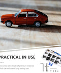 Zero Drama Rc Car Screw Repair Kit With Super Tough Storage Case Rust Proof Mini Fasteners For Remote Control Hobbyists Lightning Fixes And Smooth Ride Restoration with miniature car and fasteners.