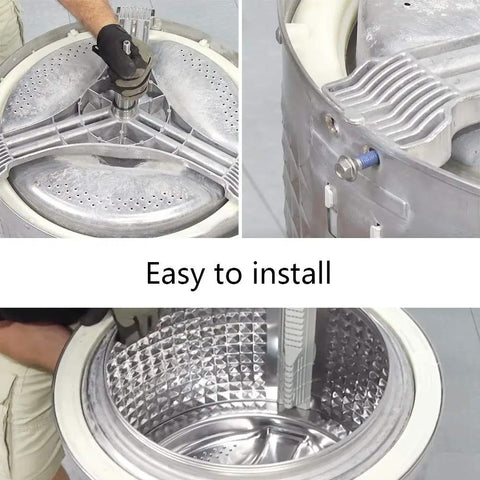 Installation of Upgraded DC97 15491A Washing Machine Flange Shaft Assembly with DC60 40137A bolts in a Samsung washer drum