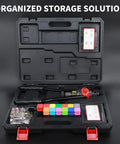 16 Inch Rivet Nut Tool Kit With 13 Metric And SAE Mandrels AIUITIO Edition in carrying case, organized with accessories.