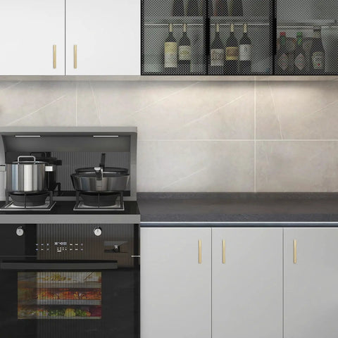 Top Shelf Brushed Gold Cabinet Pulls Deliver A Dead Sharp Knurled Grip For Modern Kitchen Drawers And Pantry Doors This 10 Pack Hardware Set Fits A Standard 5 Inch Hole Spacing on white cabinets.