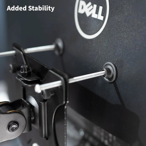 Close-up of VESA Adapter Plate Mounting Bracket For Dell S Series Monitors S2340L S2440L S2340M S2240L S2240M Black Easy Install.