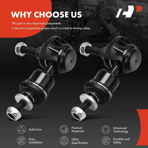 2 Pack Rear Sway Bar Link Kit For Mazda 3 2004 2013 3 Sport 2009 2013 5 2006 2017 Volvo C70 C30 S40 V50 Stabilizer Link Replacement
