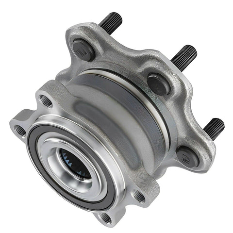 Rear Wheel Bearing Hub Assembly For 4WD Nissan Pathfinder 2013-2019, Infiniti JX35 AWD 2013, Infiniti QX60 AWD 2014-2019, Nissan Murano AWD 2015-2019 Replacement Kit Direct Fit Easy Install Premium Quality, 5-bolt square flange