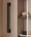 Matte Black Lura 24In ADA Grab Bar For Bath And Door Use Stainless Steel With Multi Position Install Vertical Horizontal Or Diagonal