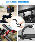 Various uses of 12 Piece Bicycle Handlebar Rubber Gasket Set With DIY Gasket on bike stems for mounts and accessories.