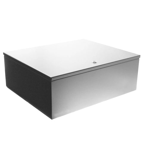 Built Tough NEMA 1 Medium Hinged Door Wall Mount Enclosure Without Panel In Steel 24 W x 20 D x 8.625 H Inches ANSI Gray