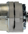 Side view of 100 Amp Marine Alternator Replacement Fits Mercruiser 1968-1987 And OMC Pleasurecraft 1981-1987 One Wire, New Premium Marine Part