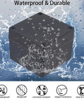 Tough As Nails IP67 Waterproof ABS Junction Box Heavy Duty Electrical Enclosure with water splashes, showing its durable design.