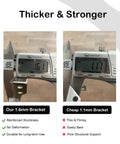 Comparison of 1.6mm and 1.1mm thickness for Stainless Steel Corner Brackets Beefy Heavy Duty Furniture Support For Wood Cabinets Tables Drawers And Chairs Easy Install With Predrilled Holes And Included Screws