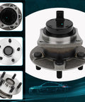 Rear Wheel Hub And Bearing Assembly 512217 2 Pack For Pontiac Vibe 2003 To 2008 Toyota Corolla Matrix Prius 2003 To 2009 With ABS