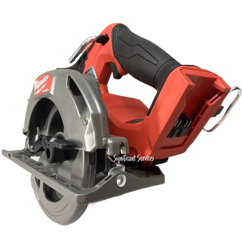 M18 FUEL 18V Cordless Circular Saw With Brushless Motor, 6.5 Inch, Tool Only, Model 2833-20, red and black side view