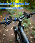 2 Pack Bike Repair Handlebar Stand Clip On Stabilizer on mountain bike with inverted design for easy maintenance on trail