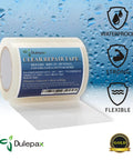 Clear Tent Repair Tape 30 Ft Roll 2.9 In Wide For Tents Awnings Boats RVs And Tarps - Ultra Sticky Weatherproof Patch Kit