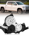 Straight Shot Swap Hvac Air Blend Door Actuator For Toyota Tundra 2007 To 2021 And Sequoia 2007 To 2022 in black and white design.